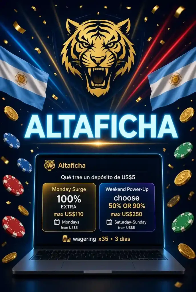 Bonos semanales de Altaficha: Monday Surge y Weekend Power-Up