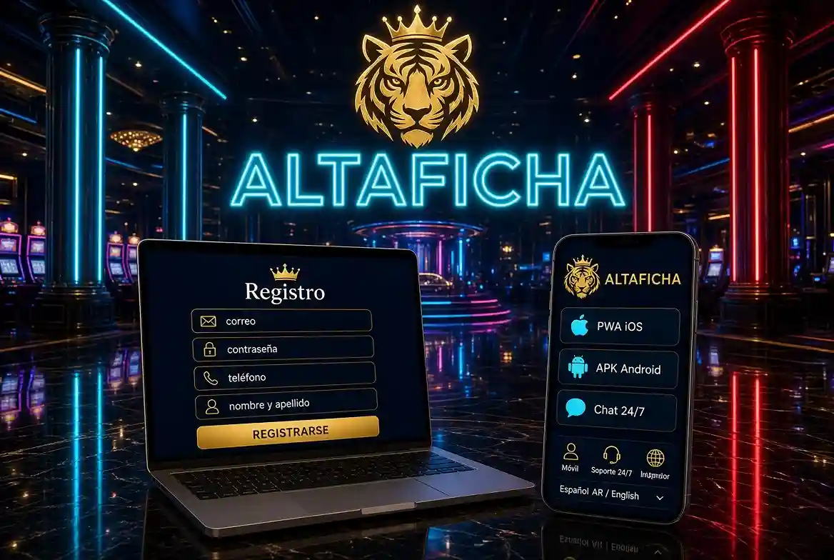 Registro, acceso móvil y soporte de Altaficha